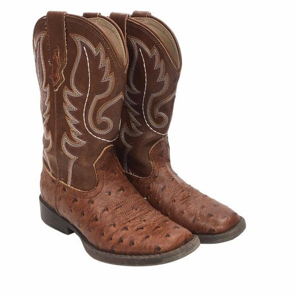 Roper Shoes Roper Cowboy Boots 90819000807 Kids Bumps Faux Ostrich